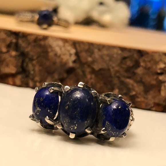 AlphaVariable Lapis Ring - Picture 2 of 8